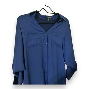 Super cute and chic shirt dress from express